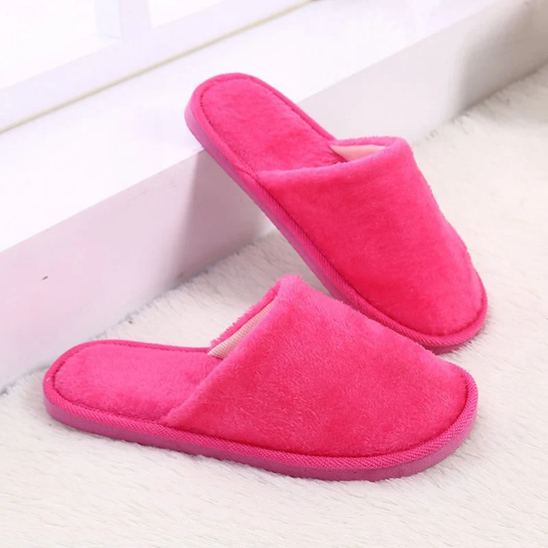 Plush Slippers Men's Winter Warm Slippers Indoor Casual Sneakers For Home