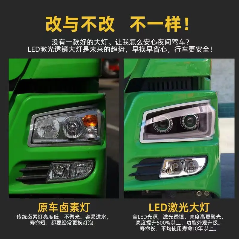 Sinotruk HOWO Truck 371 LED Headlight Assembly A Pair (Left and 