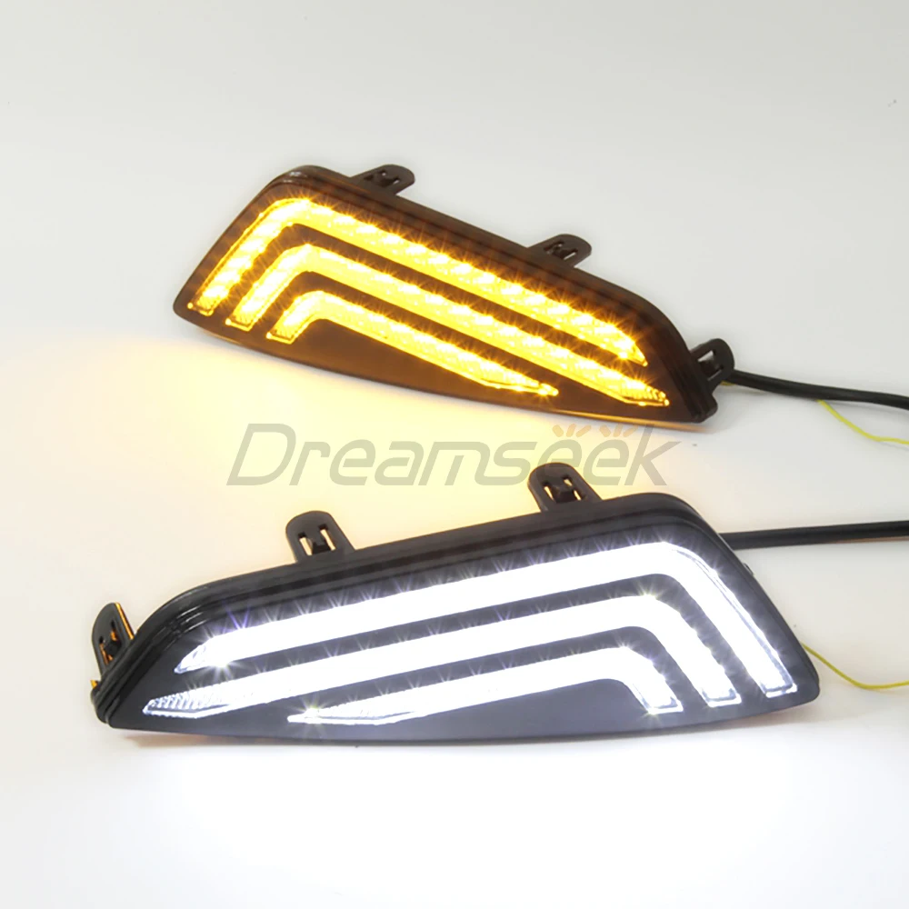 LED Daytime Running Light DRL for Toyota Sienna XSE XL40 2021 2022 2023 2024 Auto Driving Dynamic Turn Signal Light Fog Lamp