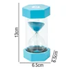 5-60 Minutes Hexagon Fall-Proof Hourglass Sand Clock Kitchen Timer Children Learn Sandglass New Craft Ornaments Birthday Present 6