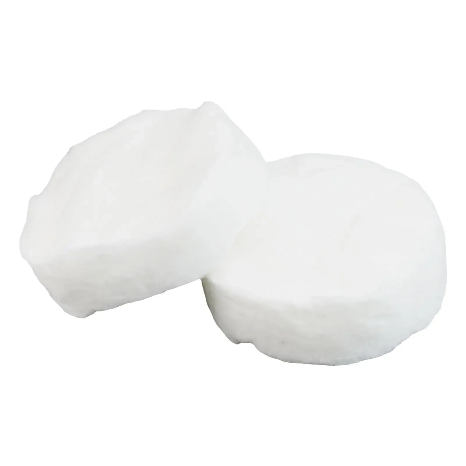 20Pcs Round Ceramic Wool Wick-Tabletop Fire Bed Ceramic Fiber Insulation Cotton-Wick 6x1cm Flexible Replacement Fireplace Sponge