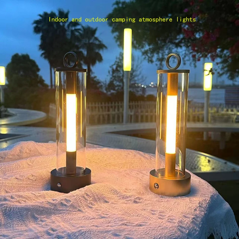 Outdoor Camping Light USB Charging Hanging Desktop Decoration Atmosphere Light LED Reading Bedroom Bedside Breathing Night