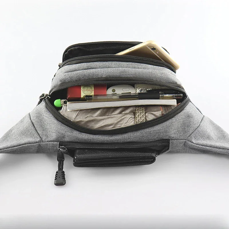Hip Belly Banana Bum Chest Belt for Men Women Waist Bag Male Female Fanny Pack Pouch Murse Purse Kidney Row Wallet