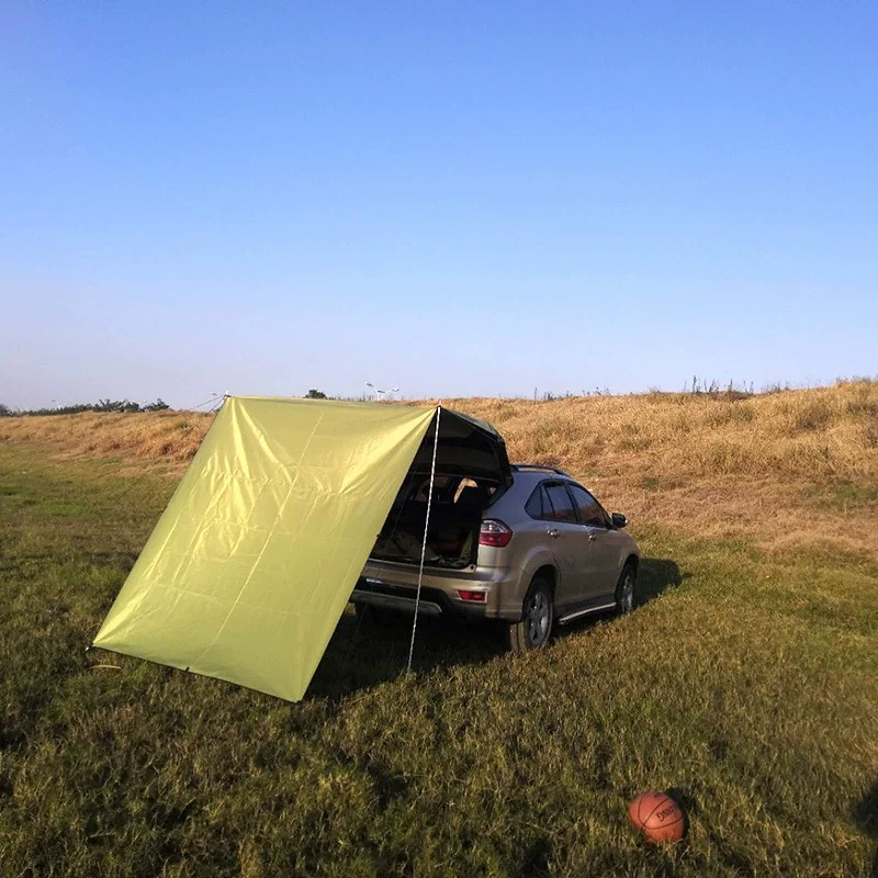 Car Side Awning Rooftop Tent Waterproof Side Tent 5-8 People Outdoor Camping Anti-UV Shelter Shade Suv Jeep Car Roof Top