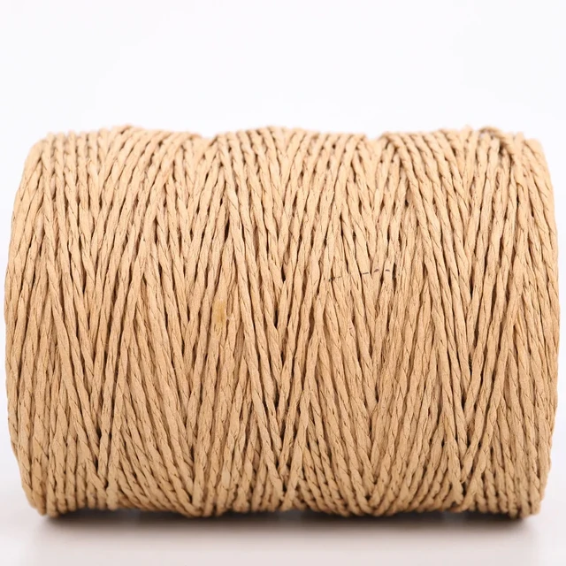 100meters 1.5mm Paper String Rope Heavy Duty Twine Rope, Thick Natural  Paper Rope for Gardening