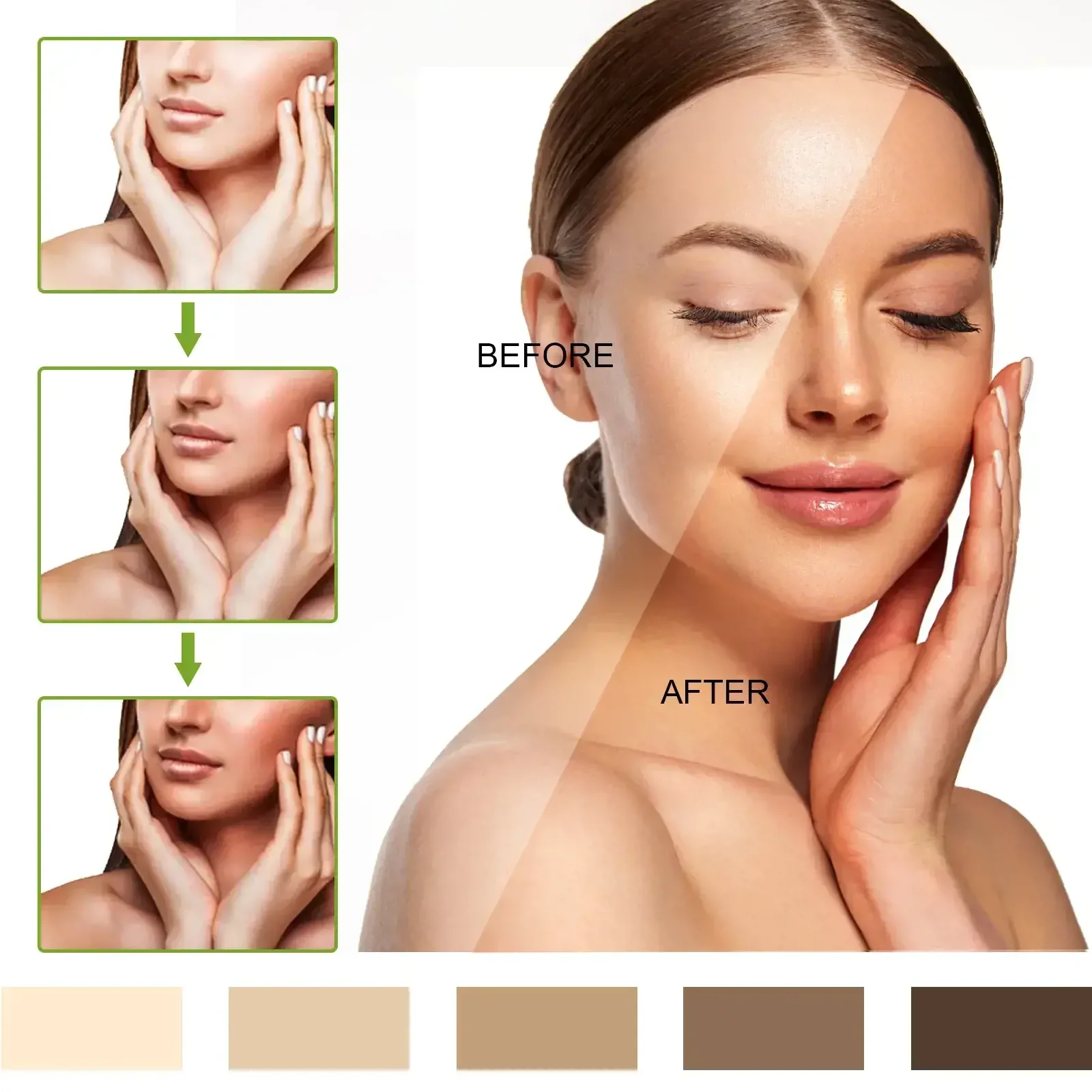 Brown Tanning Oil Sunless Self Tanning Body Bronzer Summer Beach Sexy Solarium Powerful Natural Boosting Oil 50ml