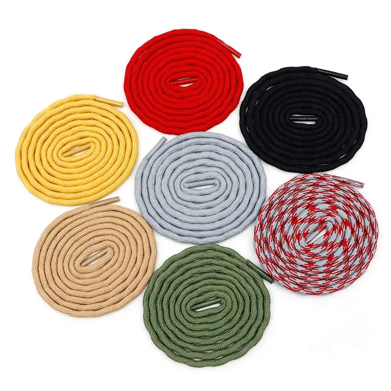 Coolstring Unique Round Type 4.5MM Children Sneaker Boot Durable Lace Kids Walkin Fashion Charmed Tape 60-100Cm Casual Shoe Rope