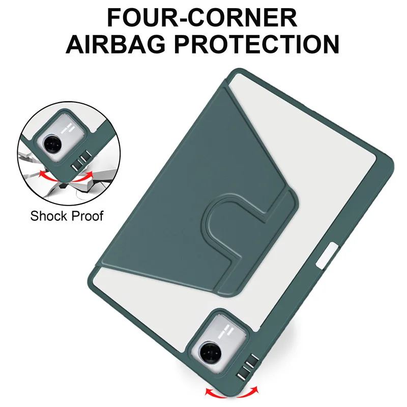 Enhanced Product Title:  
Premium Acrylic Rotating Stand Tablet Case - Fits 11-Inch Devices