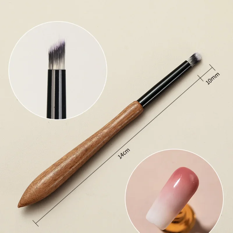 Japanese Style Sandalwood Pole Manicure Brush Manicure Light Therapy Color Painting Flower Pen Faint Dye Gradient Sweeping Pen 5