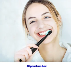 High-Quality Toothbrush Replacement Heads - Teeth Whitening Care, Available in 5/10/20 Pcs (10 pouch no box)