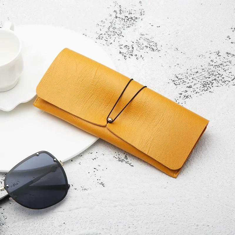 1PC Portable PU Leather Glasses Case Sunglasses Holder Box Eyeglasses Storage Pouch Bag Cover Eyewear Accessories