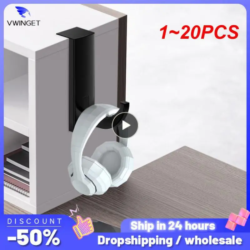 120PCS Headset Hanger Wall Hook Headphones Stand Universal Headphone