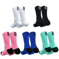 Jing chaussettes de cyclisme professionnelles Tube Long Sports de plein air pour hommes et femmes chaussettes de vélo quatre saisons à séchage rapide chaussettes de course 1