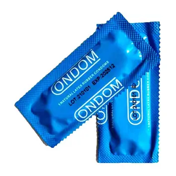 50pcs Hyaluronic Acid Condom Cock Penis Sleeve Natural Latex Lubrication Ultra Thin Condom Contraception Supplies Adults Sex Toy 1