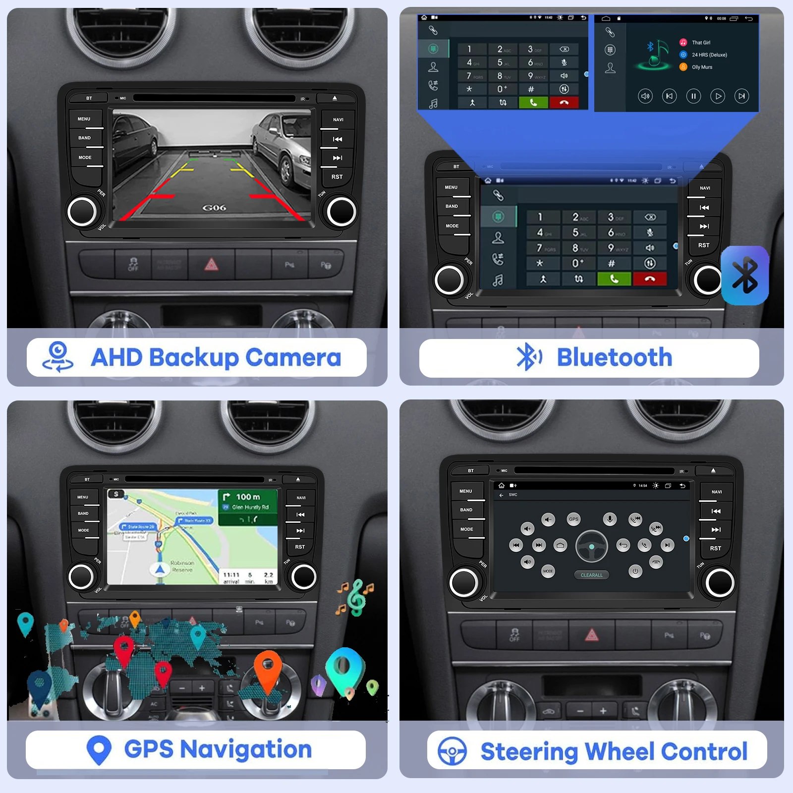 Android Car Radio For Mercedes Benz W203 W209 W219 A160 C180 C200 CLK200 Multime