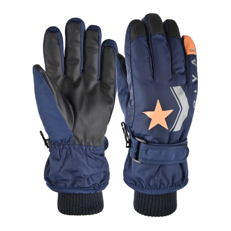 

Children Winter Ski Gloves Thick Warm Waterproof Windproof Gloves Outdoor Sports Kids Girls Boys Mittens 69HE