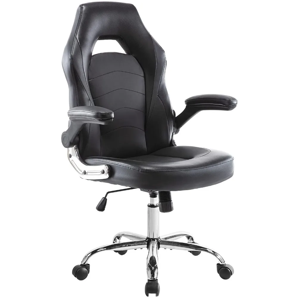 

2023 New Ergonomic Gaming Chair Computer Desk Executive Chair, with Adjustable Height and Flip-Up Arms