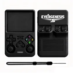 Deluxe 360° Protective Carrying Case with Screen Protectors for Handheld Game Console (Black)