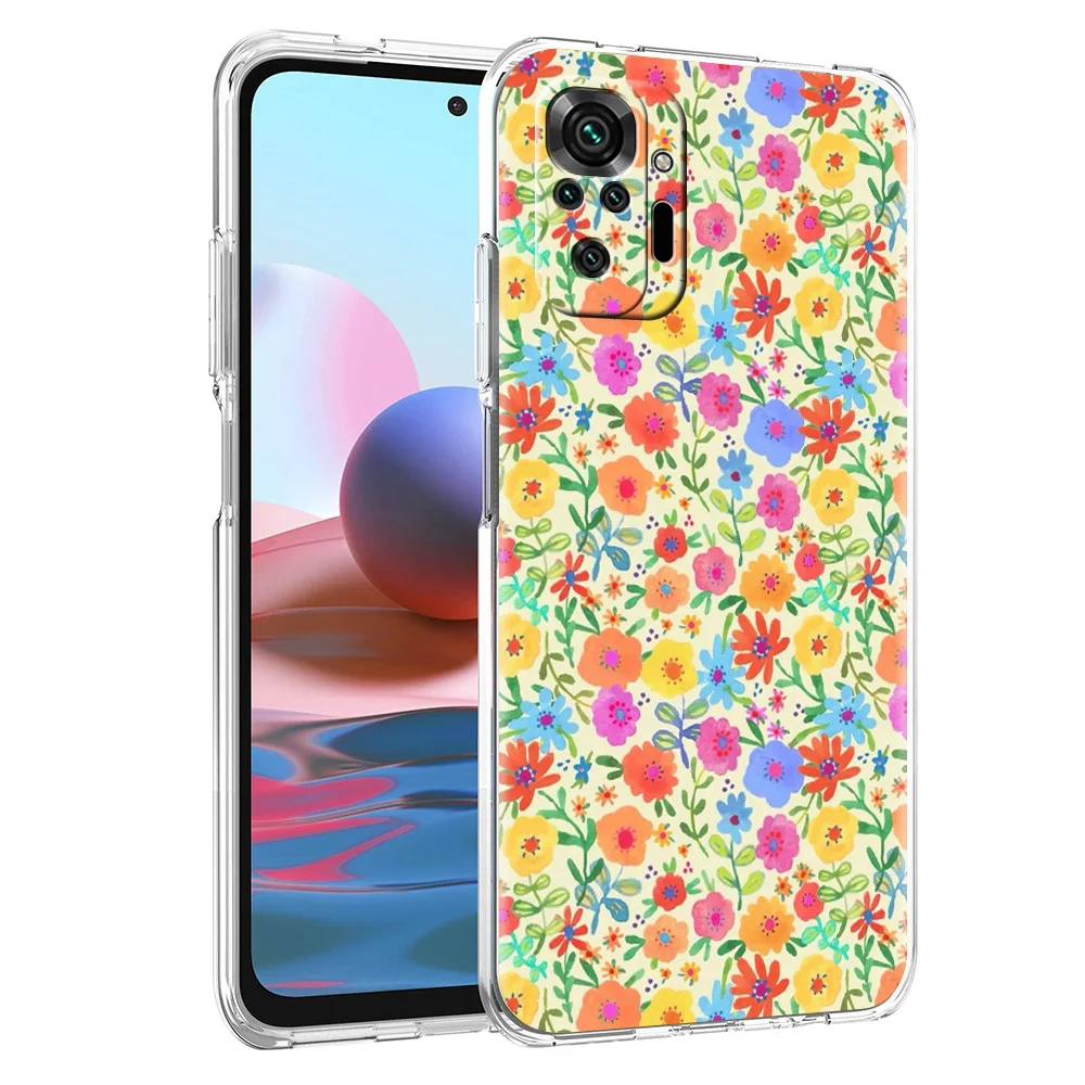 Summer Colorful Flower Soft TPU Phone Case