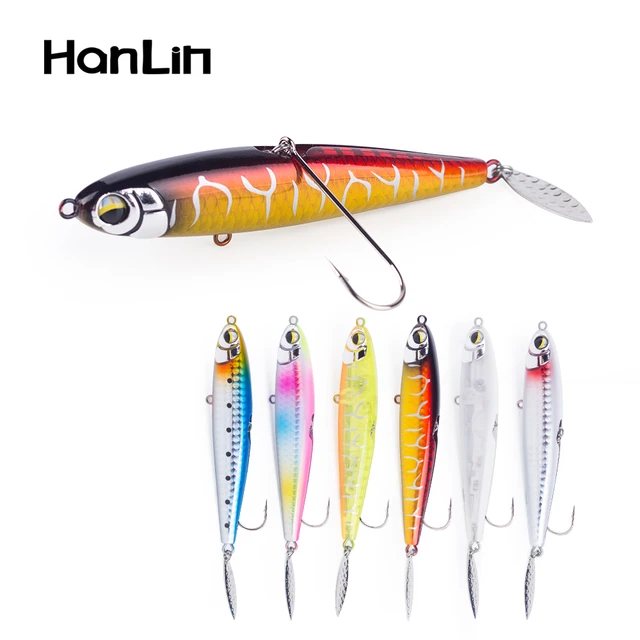 Hanlin 10cm/27g Sinking Pencil Baits Trout Hard Plastic Fishing Artificial  Lures Swimbait Minnow Wobblers Crankbait Bass Tackle - AliExpress