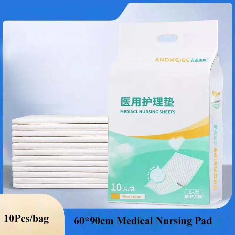 10pcs-60-90cm-medical-nursing-pad-high-absorbent-disposable-incontinence-elderly-adult-care-under-pad-sheet