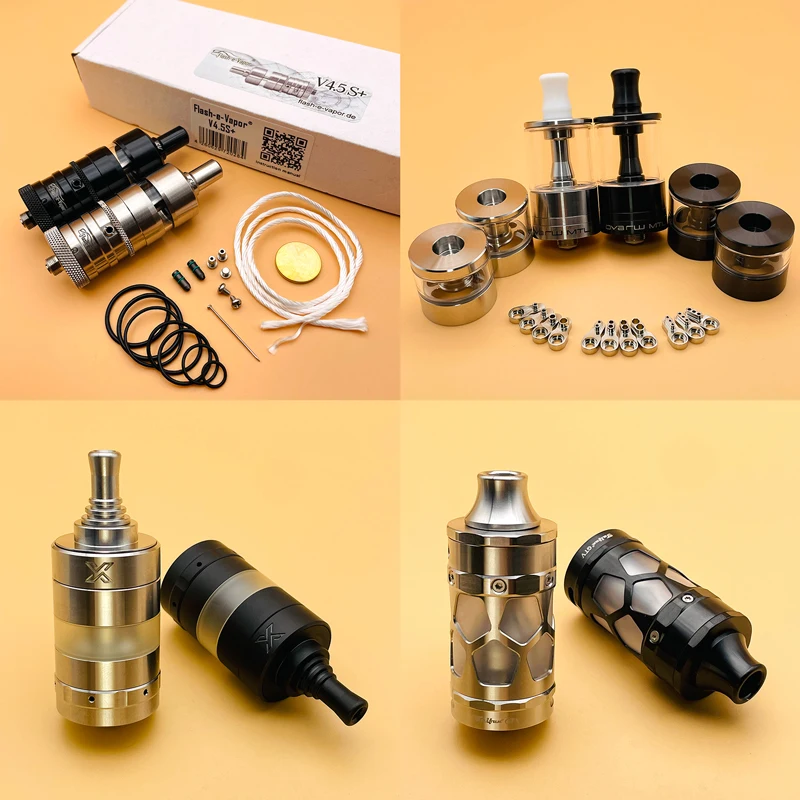 

YFTK Flash e vapor 4.5s+/Kayfun x/Kayfun lite plus/Dvarw mtl fl/Taifun gtr/Taifun gt5 RTA Atomizer Rebuildable Vape Tank