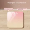 Body Electronic Scale LCD Electronic Scale Gradient Color Intelligent Digital Display Glass Weight Scale Balance For Weight Meas 3