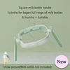 Suitable for hegen bottle accessories, storage box cover/cup cover/handle/dust cover+bottle collar/straw/square bottle universal 4