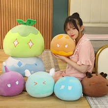 

Genshin Impact Shrem Anemo Dendro Lamp Plush Doll Anime Project Toys Pillow Kawaii Cartoon Stuffed Plush Prop Pendant Kids Gift