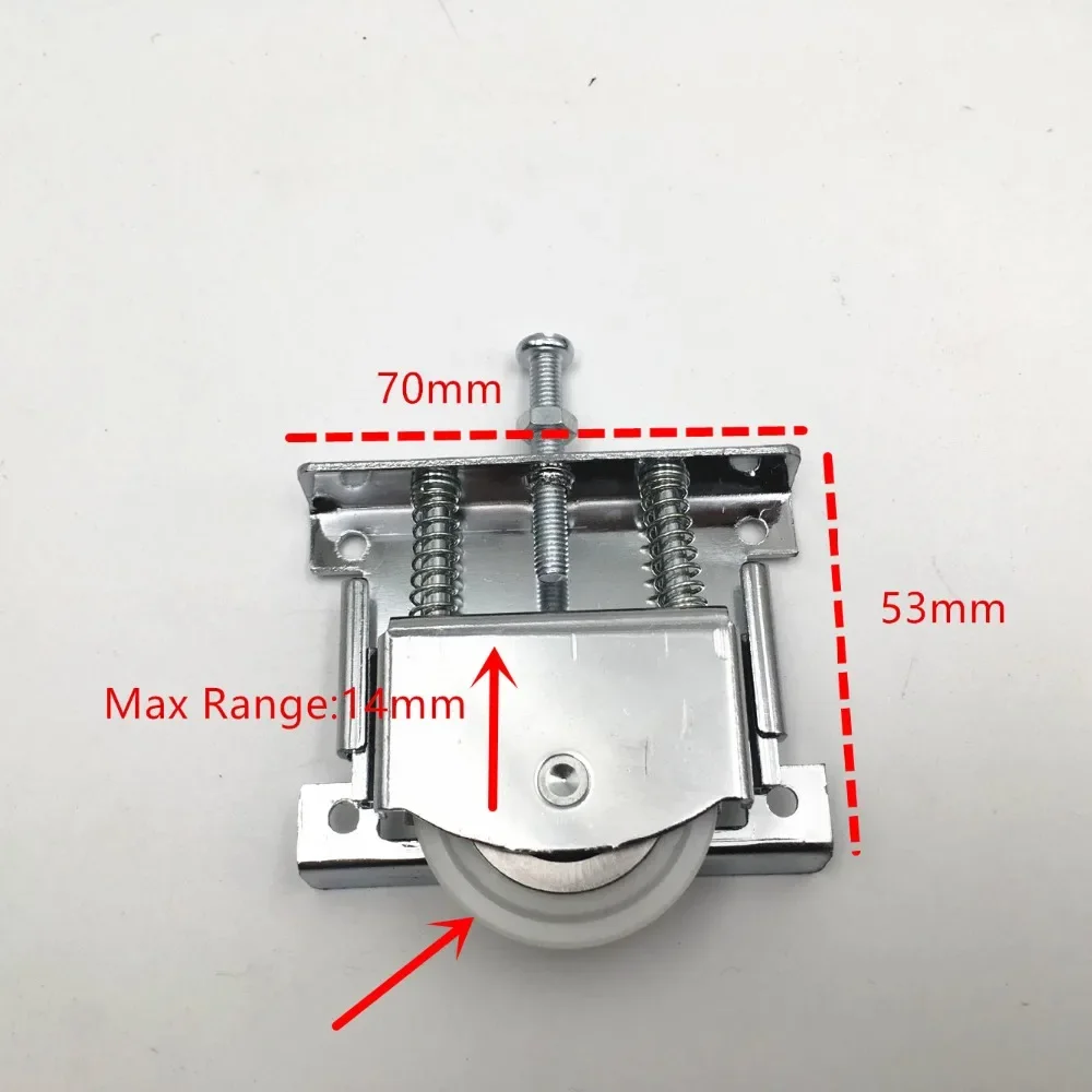 Furniture Wardrobe sliding Door top bottom pulley running Wheel furniture guide wheel roller for moving sliding door wheel