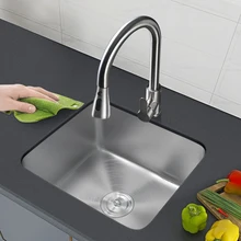 

Mixer Taps Undermount Kitchen Sink Pipe Drainboard Stainless Steel Small Washing Sink Bathroom Cocina Accesorio Home Improvement