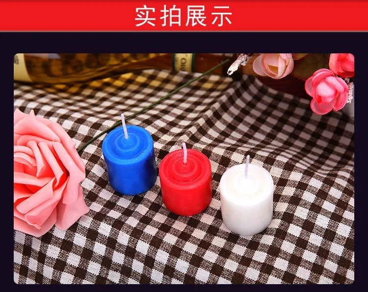 Tanie Miłość niewolnik niskotemperaturowe zabawne świece trzy krótkie krople wosku produkty erotyczne dla sklep