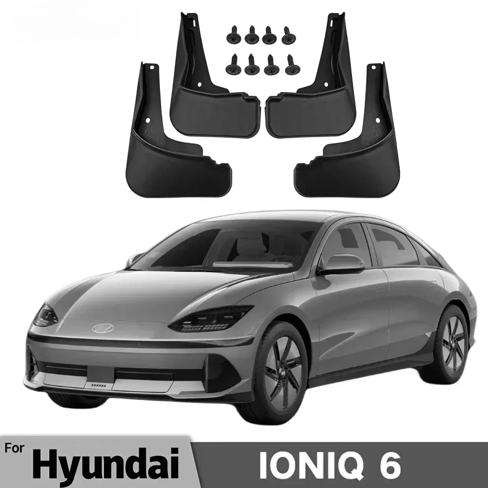 Paraspruzzi Per Hyundai Ioniq 6 2023 2024 Ioniq6 Parafanghi Paraspruzzi Paraspruzzi Ruote Posteriori Anteriori Parafango Accessori Auto 4 Pezzi