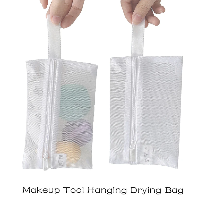 

1PC Beauty Egg Powder Puff Drying Bag Portable Storage Cleaning Foaming Makeup Sponge Drying Tool