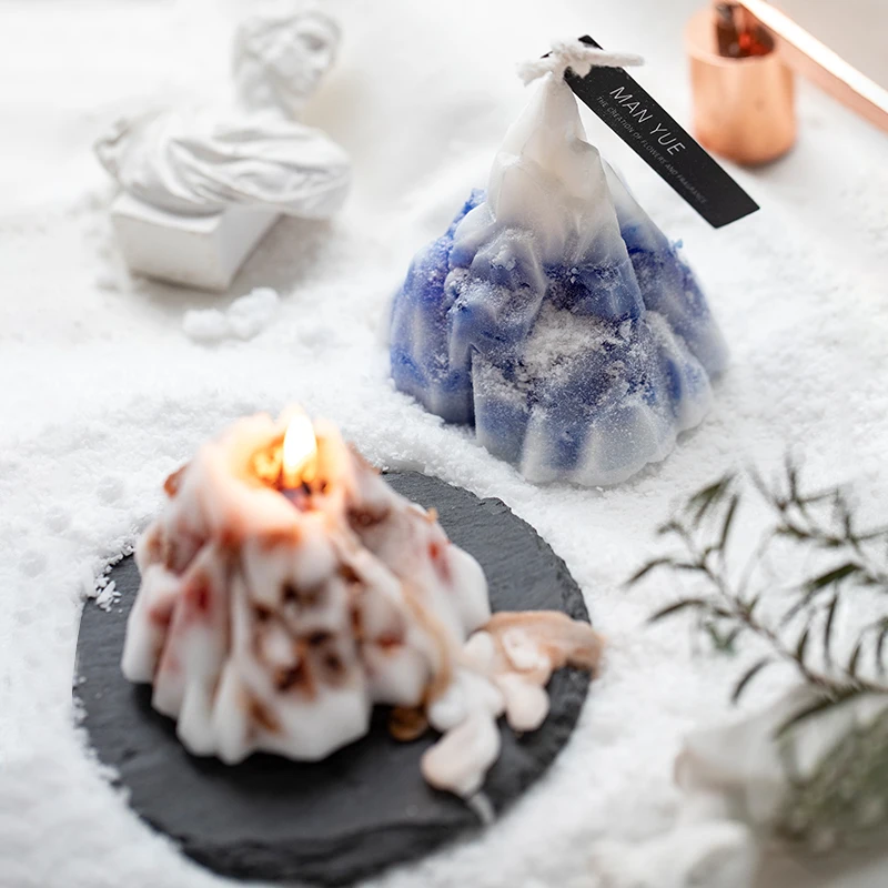 Concrete Candle Mold 3d Iceberg Shape Handmade Candle Making Tool