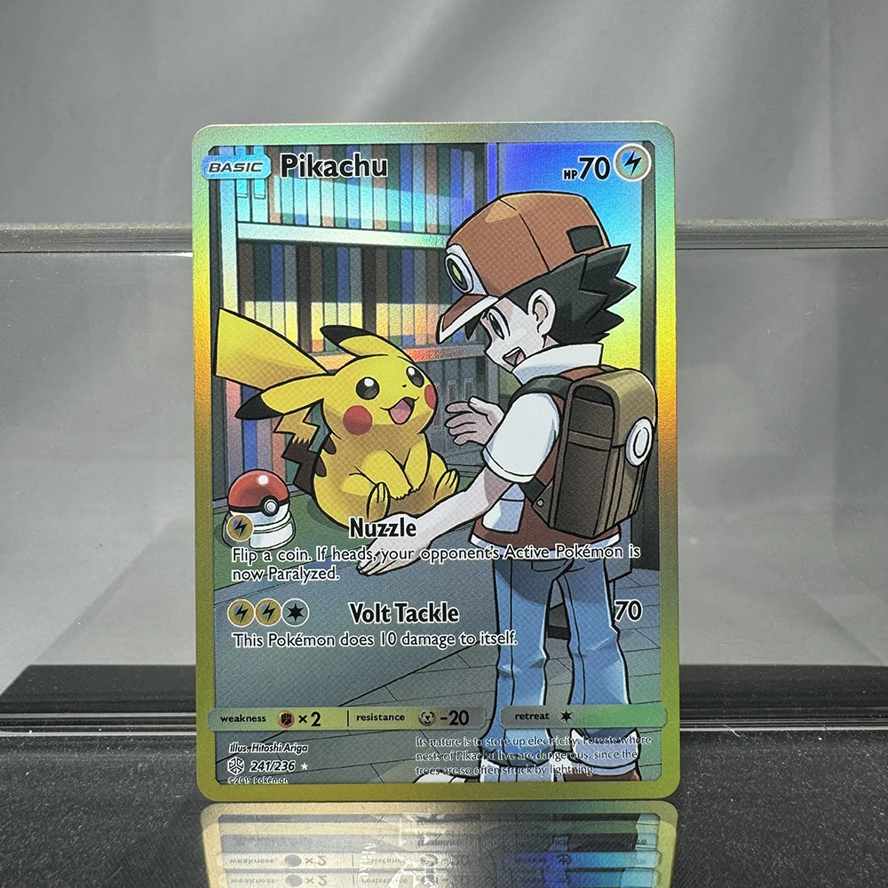 Карты из фольги «Покемон», серия «солнце и луна/меч и щит», Пикачу, самоубийца, Raikou, Palkia, Мультяшные игровые карты, прокси-карты, детские игрушки, подарок