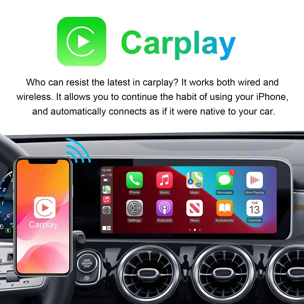 OEM ȭ ׷̵ ڴ ڽ CarPlay ȵ̵ ڵ ޸  A B C E GLA GLK GLS CLA ML Ŭ NTG 6 MBUX ý