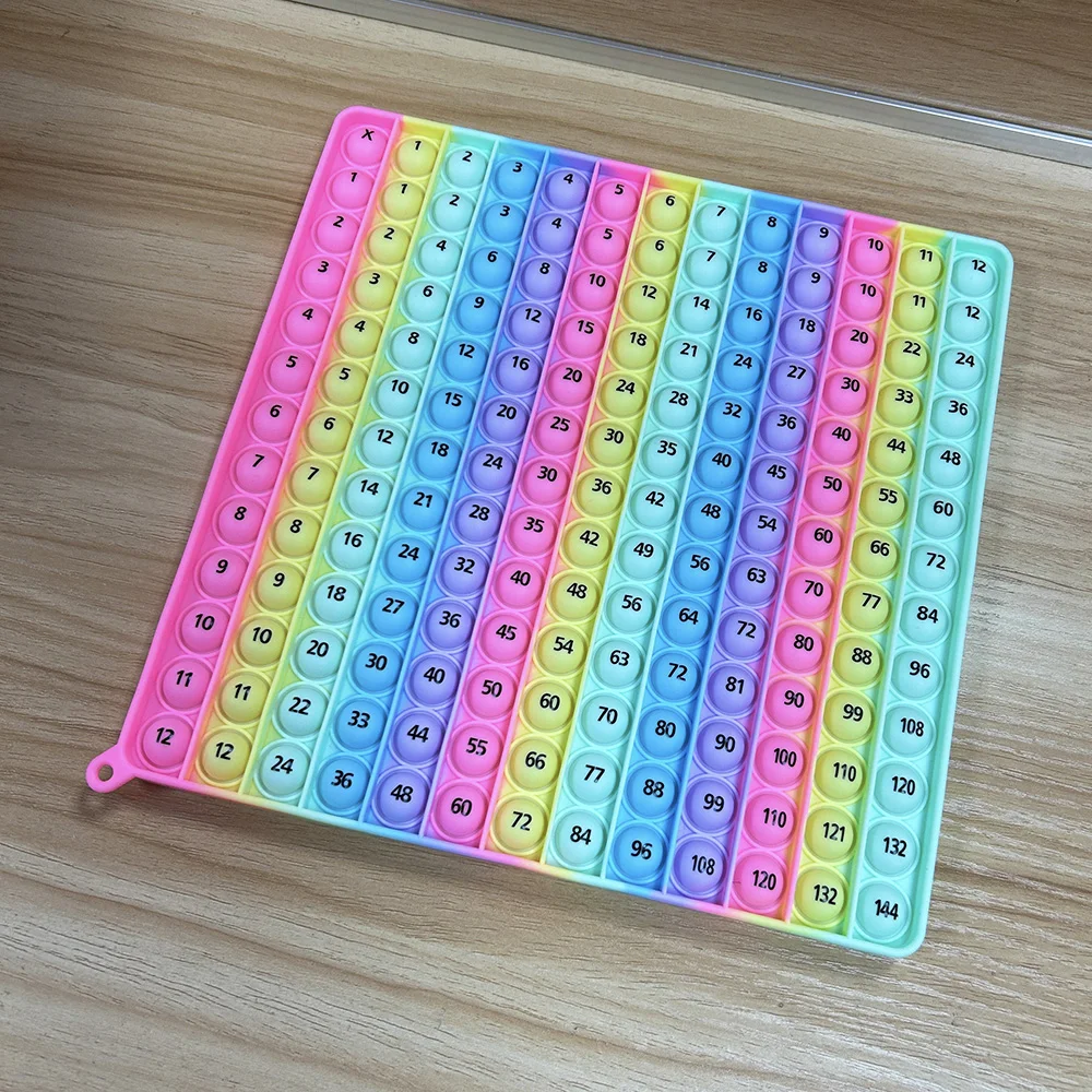 12x12 Multiplication Games Math Toys, Times Table Learning Teaching Educational Fidget Toys Gifts for Kids Grade 2 3 4 3