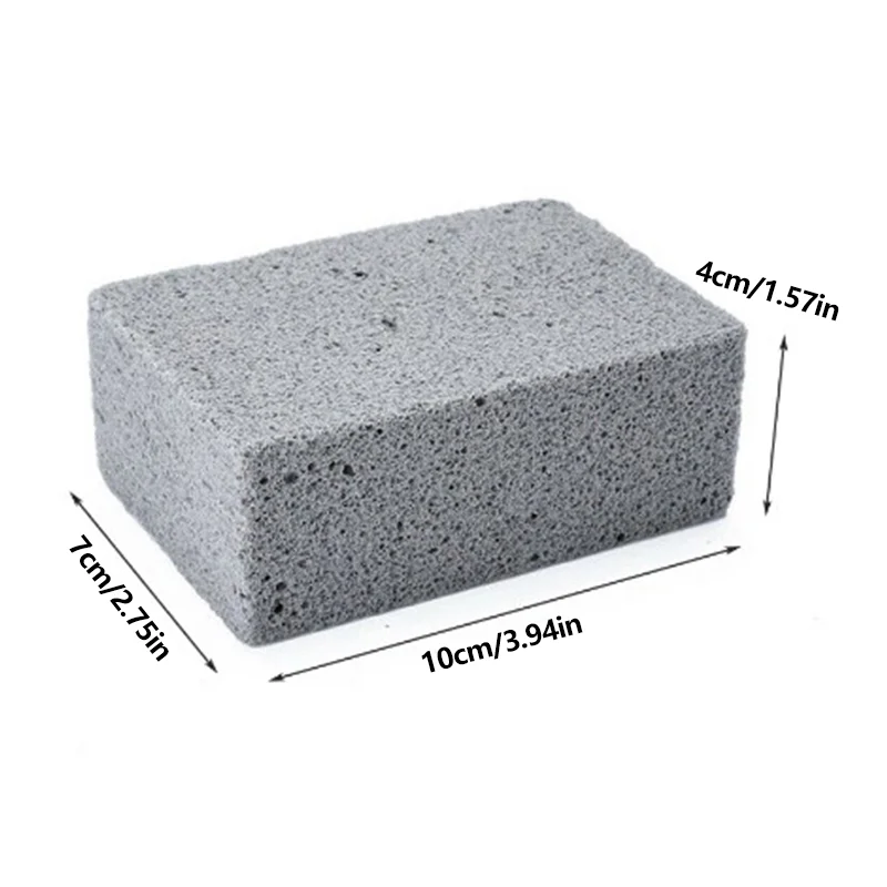 BBQ Grill Cleaning Brush Brick Block Barbecue Cleaning Stone Pumice Brick for Barbecue Rack Outdoor Kitchen BBQ Tools