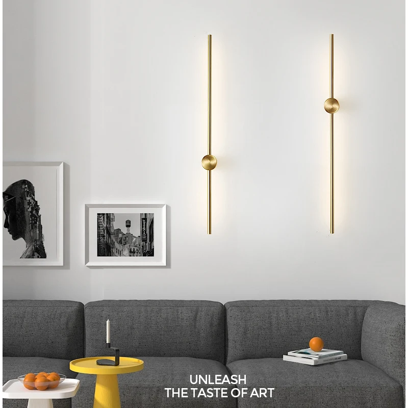 Led Wall Lamp Wall Lamp LED Contemporary Long Strip Wall Lamp for Indoor Living Room Bedroom Dining Room Bathroom