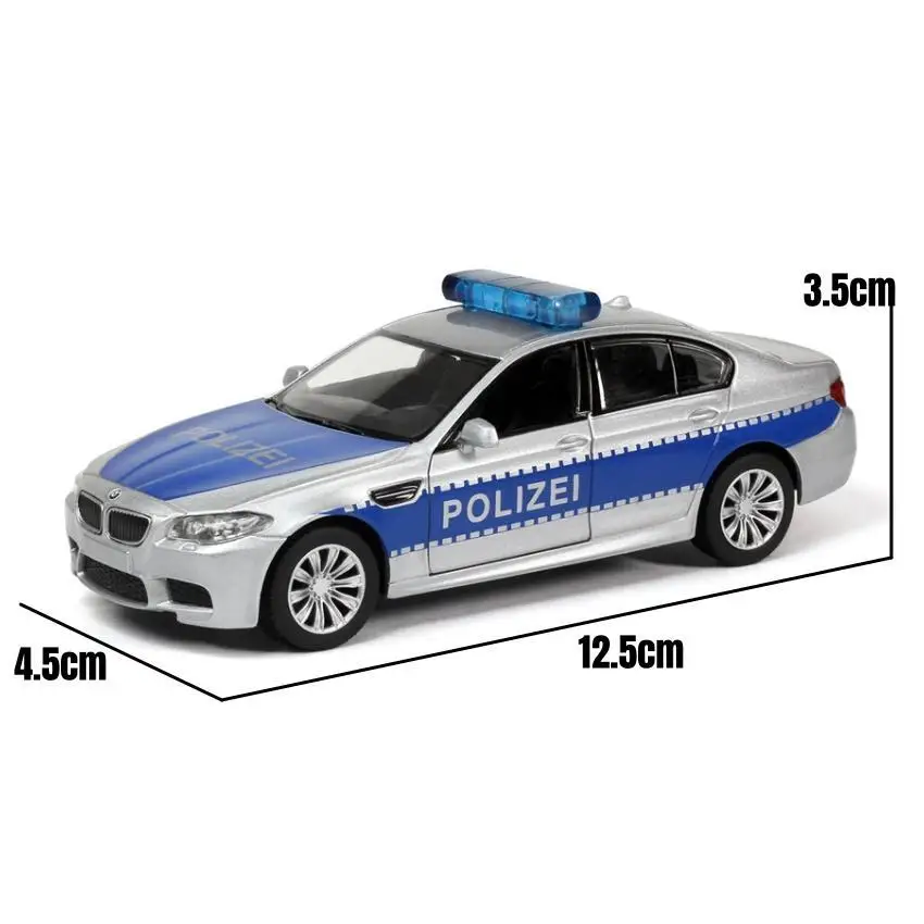 1/36 BMW M5 Sedan Toy Car Model For Children RMZ City Diecast Alloy Metal Miniature Pull Back Collection Gift For Boys Kid 2