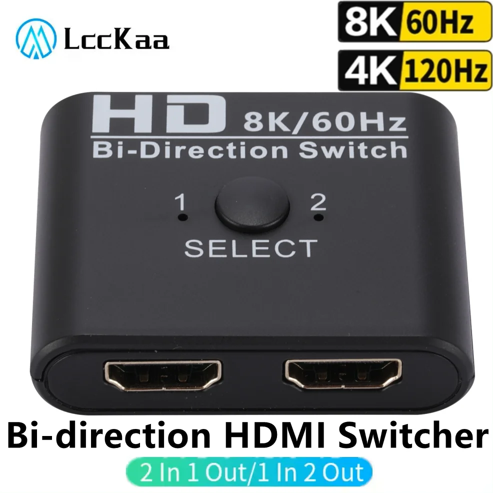 HDMI Switch Interruttore HDMI 4K, 3 Porte 4K60Hz, Supporta 4K@60Hz - Foto 8