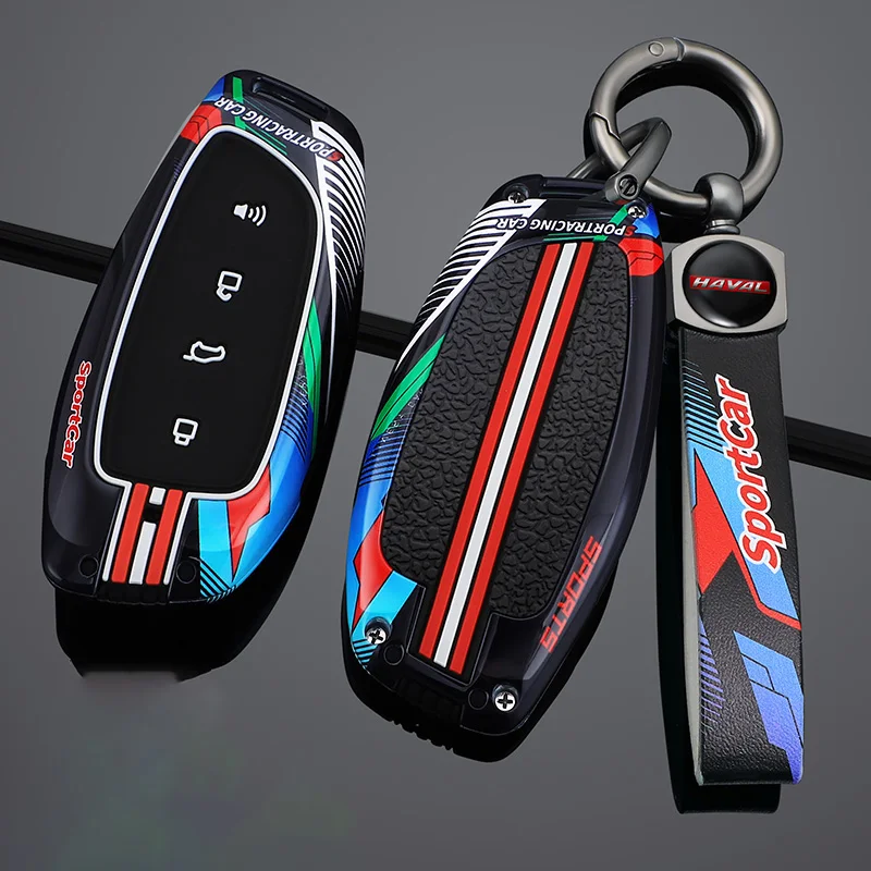 Autoschlüsselhülle aus Zinklegierung für Great Wall Haval H3 H6 H9 2024, H-DOG Owl Dragon Max, Schutzschlüsselgehäuse, Autozubehör – Detail 8