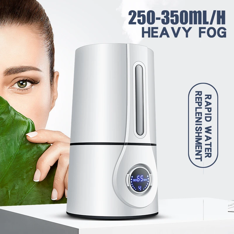 

GH816 Household Portable Air Humidifier 3L Large Capacity 250-350ml/h Remote Control Timing Ultrasonic Humidifier