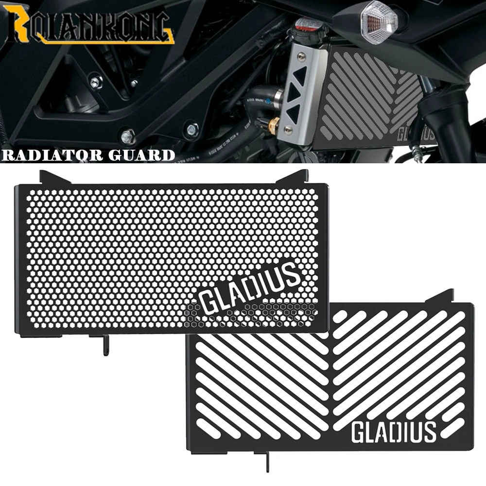 

Motorcycle Radiator Guard Cover Protection FOR SUZUKI SFV650 SFV 650 Gladius 2009-2016 2015 2014 2013 2012 Oil Cooler Protector