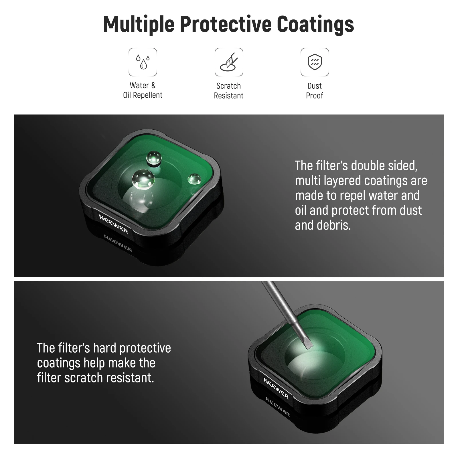 15X Macro Lens For GoPro Hero 12 11 10 9 8 7 6 Action Camera Close Up Filter Anti Reflective Multicoated HD Optical Glass camera lens