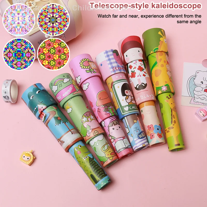 Scalable Rotation Magic Kaleidoscope Toys Funny Classic Kaleidoscope Fancy Colored World Classic Educational Toy Kid Gifts
