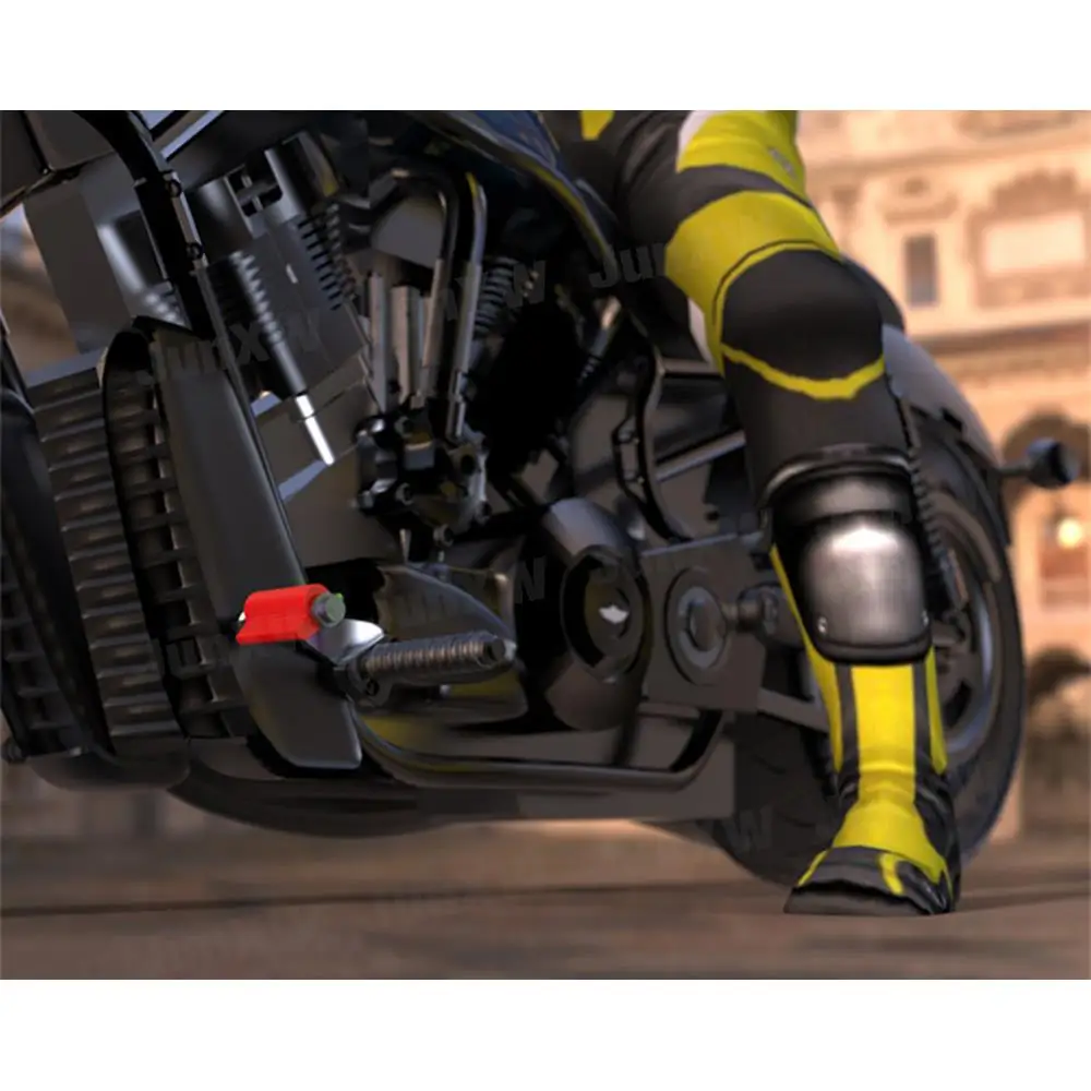 S4fba3b26e2c2442ebd4de135c4c2e69av Motorcycle Shift Gear Lever Pedal Universal Rubber Cover Shoe Protector Foot Peg Toe Gel Decoration Accessory Mallzona