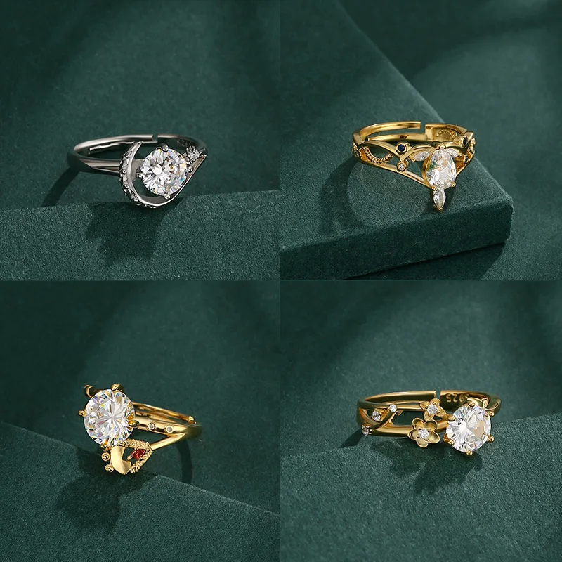 

Tears of Themis Marius von Hagen Artem Wing Luke Cos 925 Sterling Silver Ring Couple's Ring Anime Props Accessories Jewelry