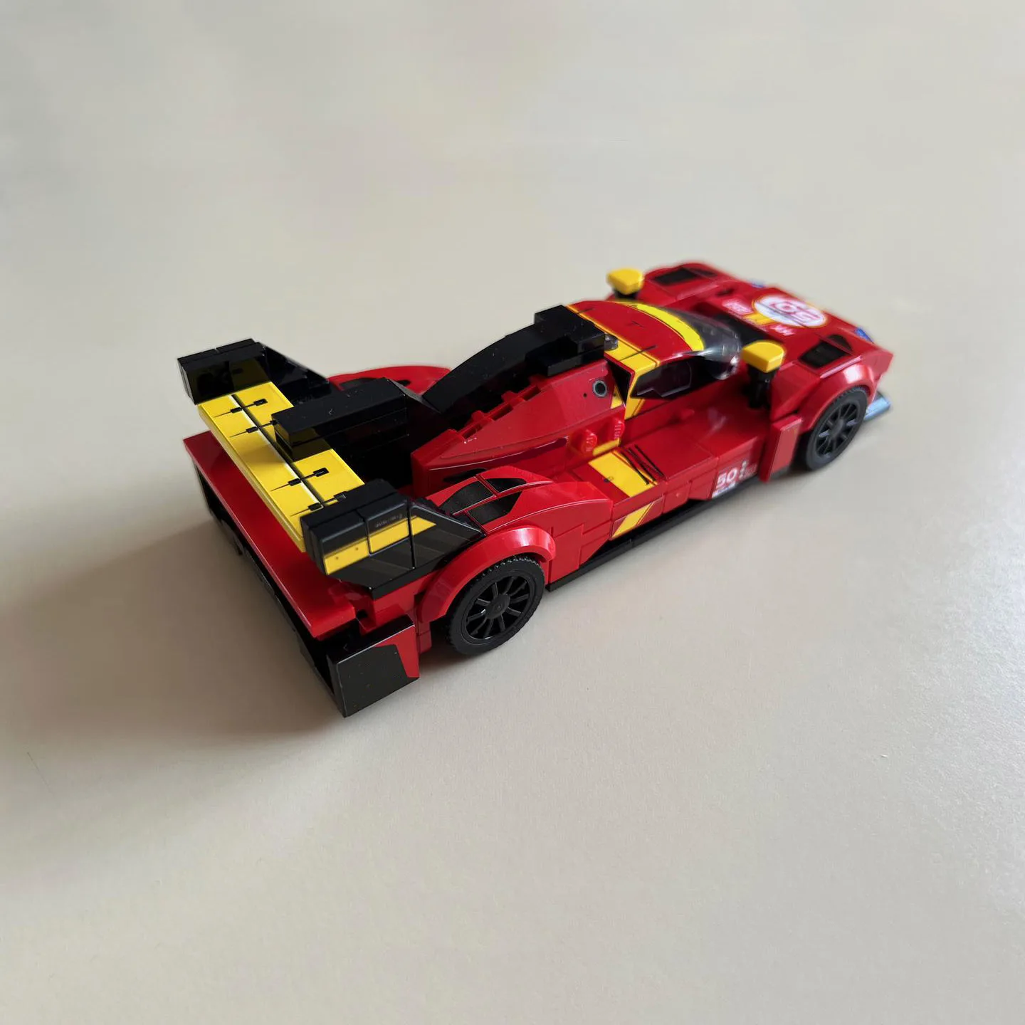 MOC LMH 자동차 번호 50 499p 스피드 쵸프 레이싱 카 빌딩 블록, DIY 퍼즐 조립 벽돌 모델 세트, 어린이 장난감 선물, 321 개